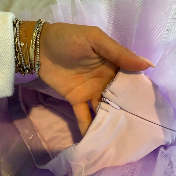 Purple fluffy dress - Picture 4 of 4